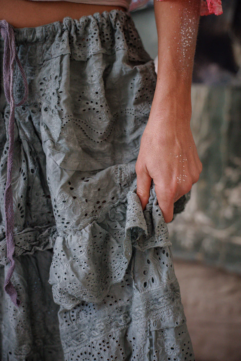 Eyelet Pissarro Skirt - Image 4