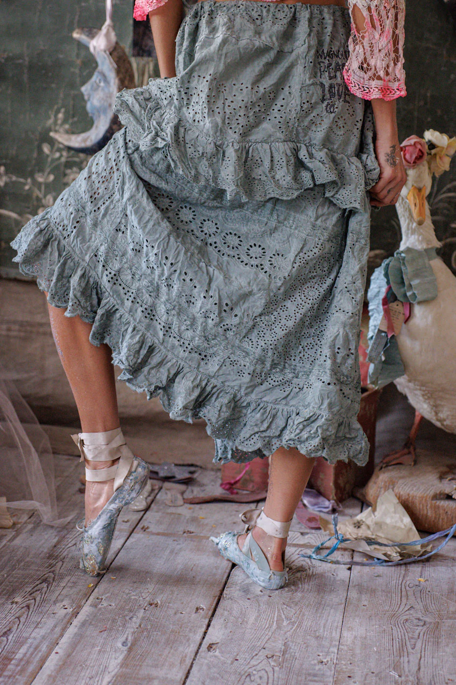 Eyelet Pissarro Skirt - Image 6