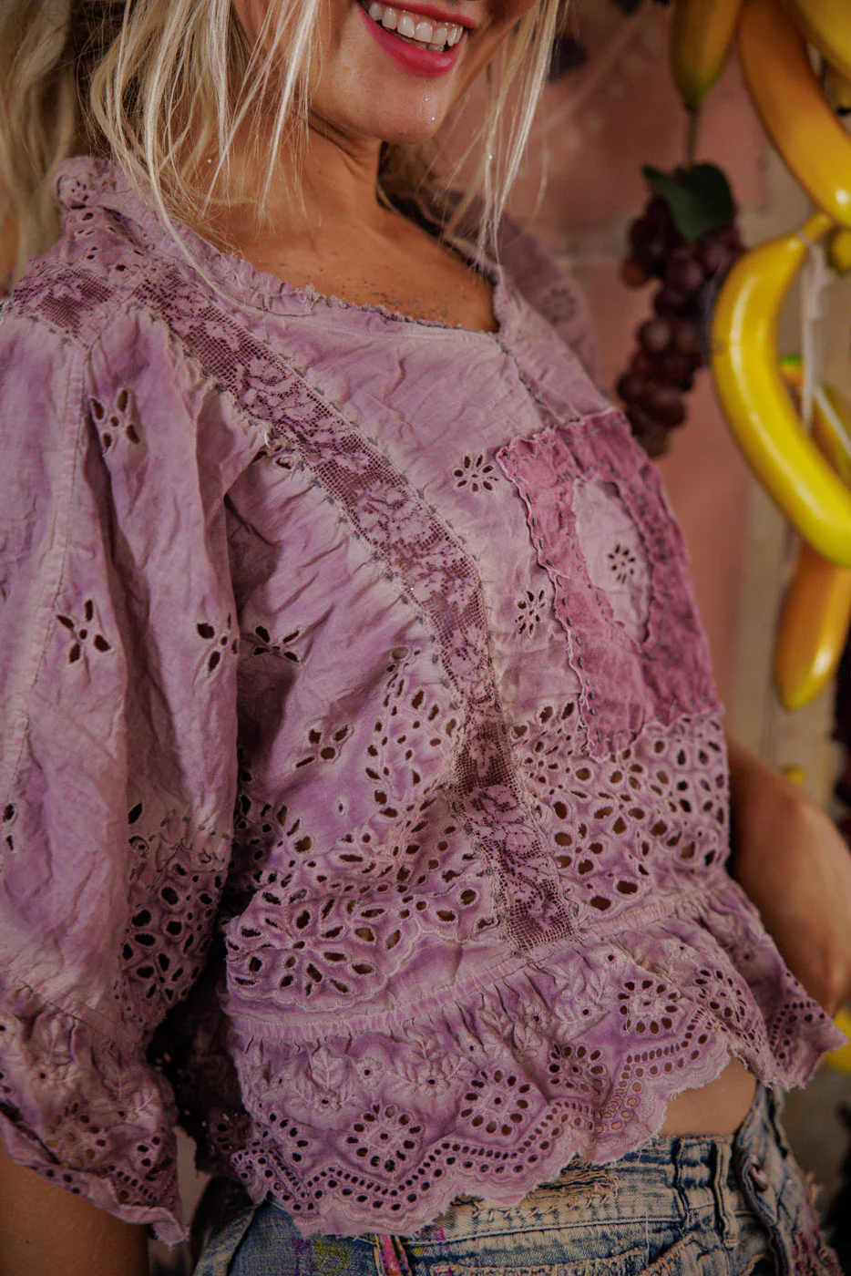 Eyelet Rosemary Blouse - Image 3