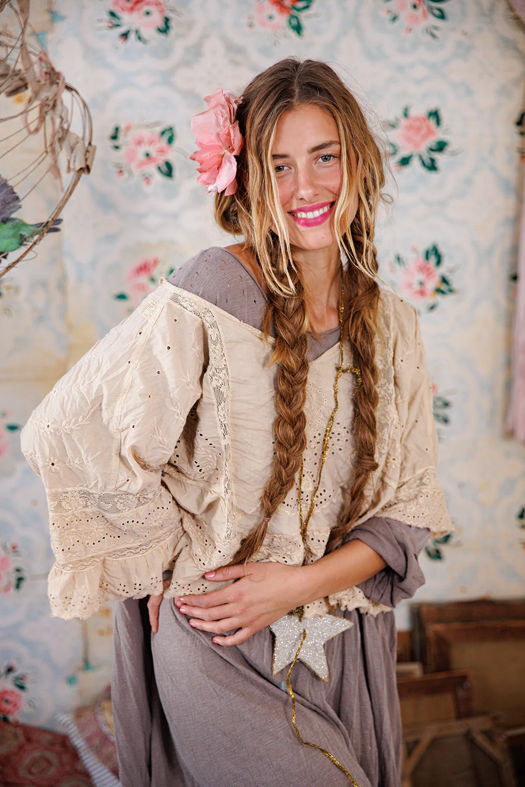 Eyelet Rosemary Blouse - Image 3