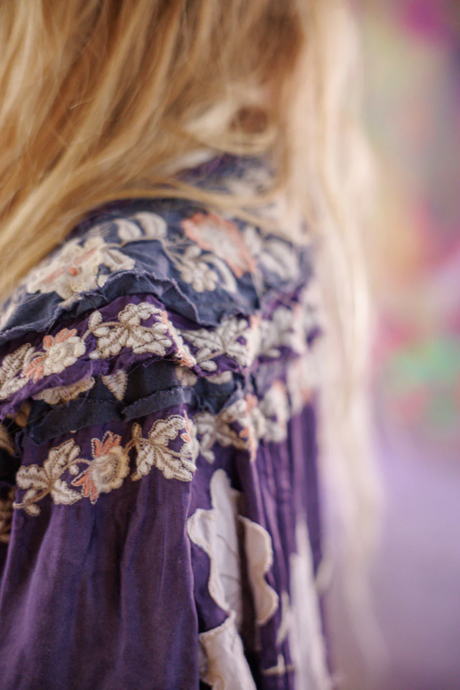 Floral Appliqué Danji Kimono - Image 7