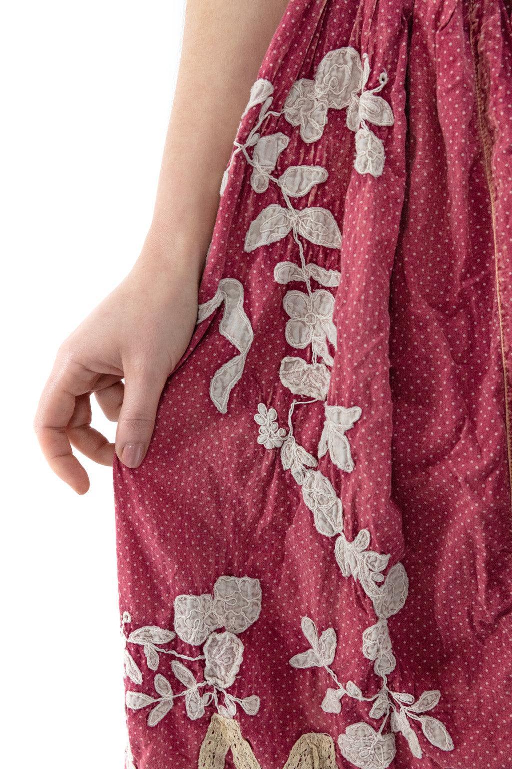 Floral Appliqué Oeuvre Slip - Image 4
