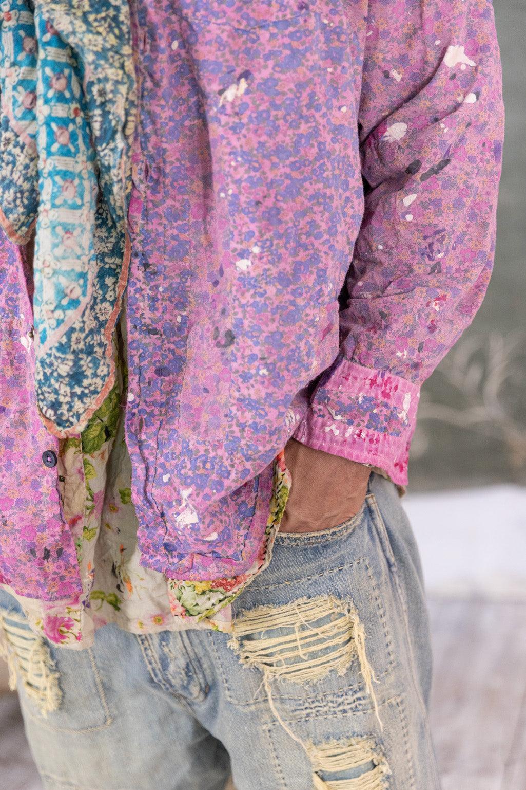 Floral Boyfriend Shirt - Image 3