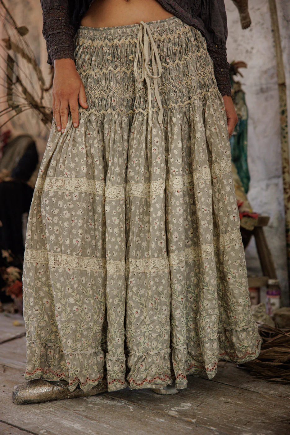 Floral Chrystal Skirt - Image 3