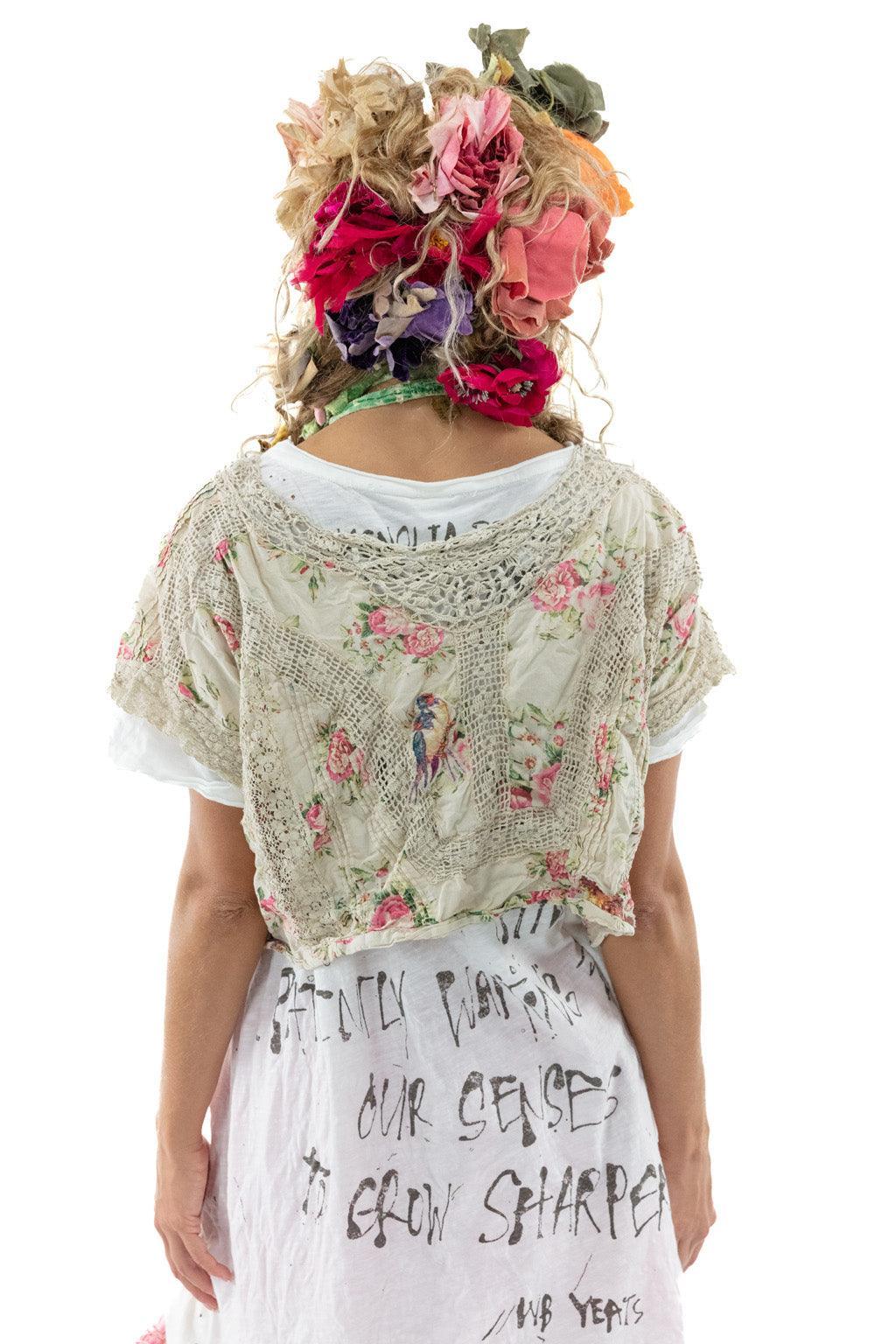 Floral Dejah Cropped Blouse - Image 11