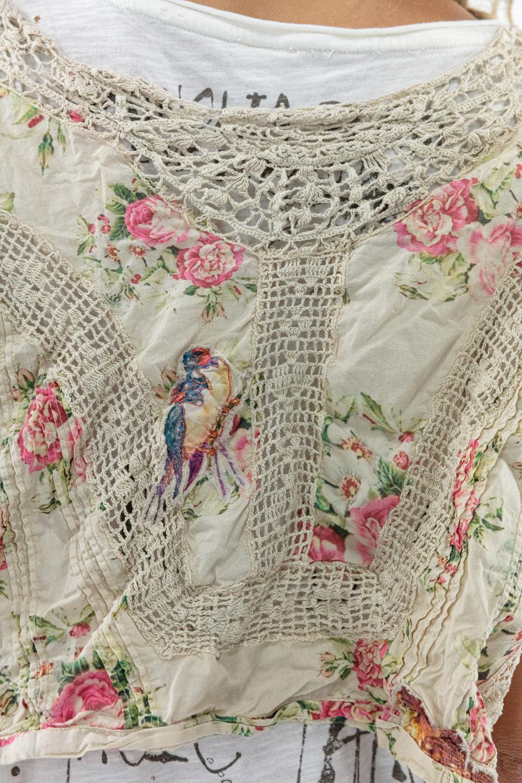 Floral Dejah Cropped Blouse - Image 12