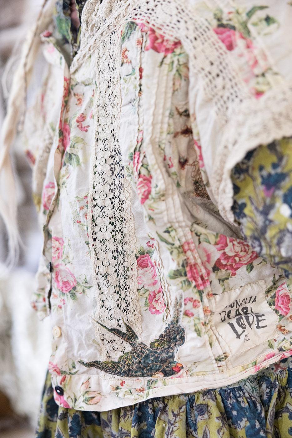 Floral Dejah Cropped Blouse - Image 5