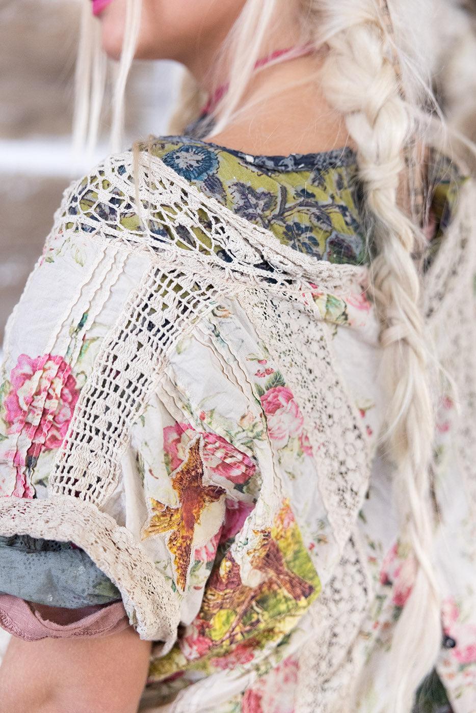 Floral Dejah Cropped Blouse - Image 7