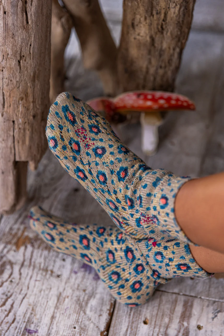 Floral Lil' Dipper Socks - Image 2