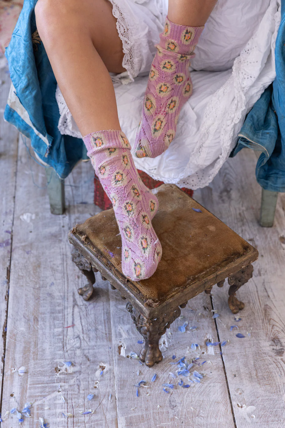 Floral Lil' Dipper Socks - Image 2