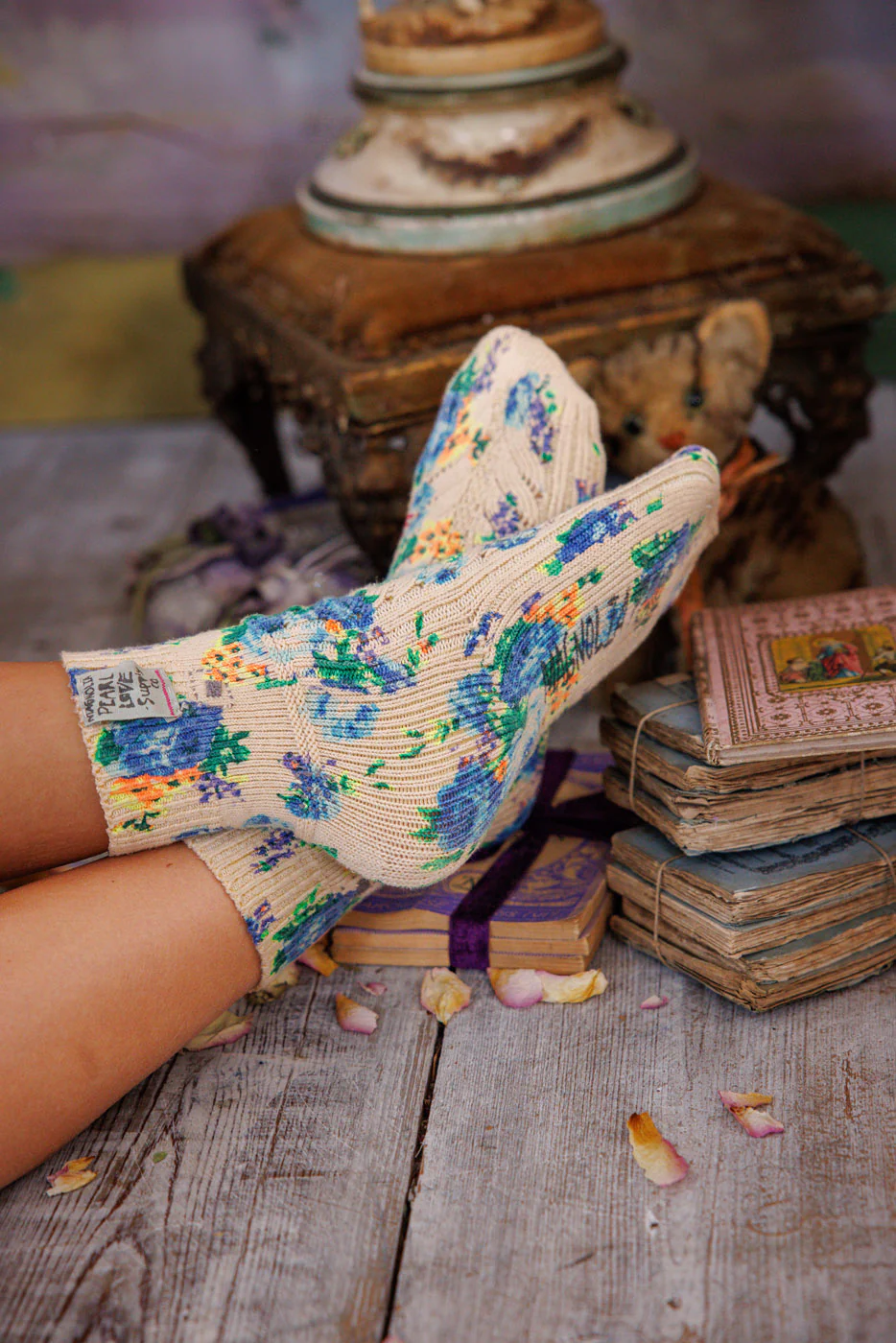 Floral Lil' Dipper Socks - Image 2