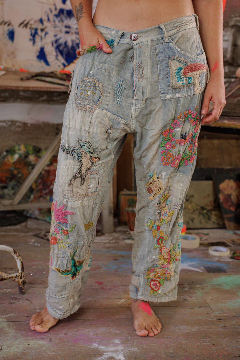 Floral Miner Denims - Image 2