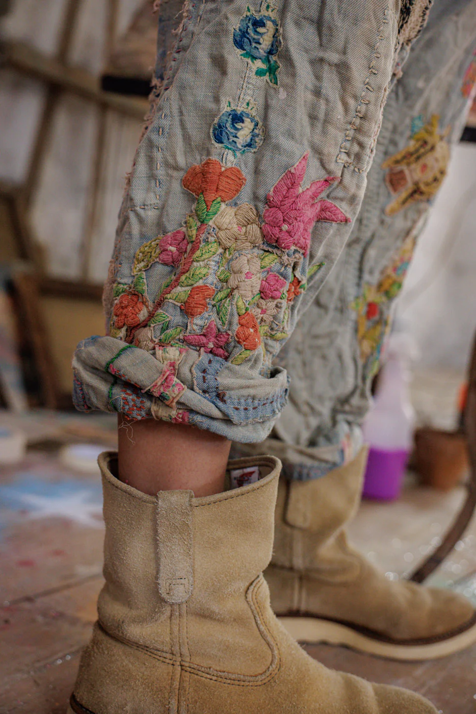 Floral Miner Denims - Image 4