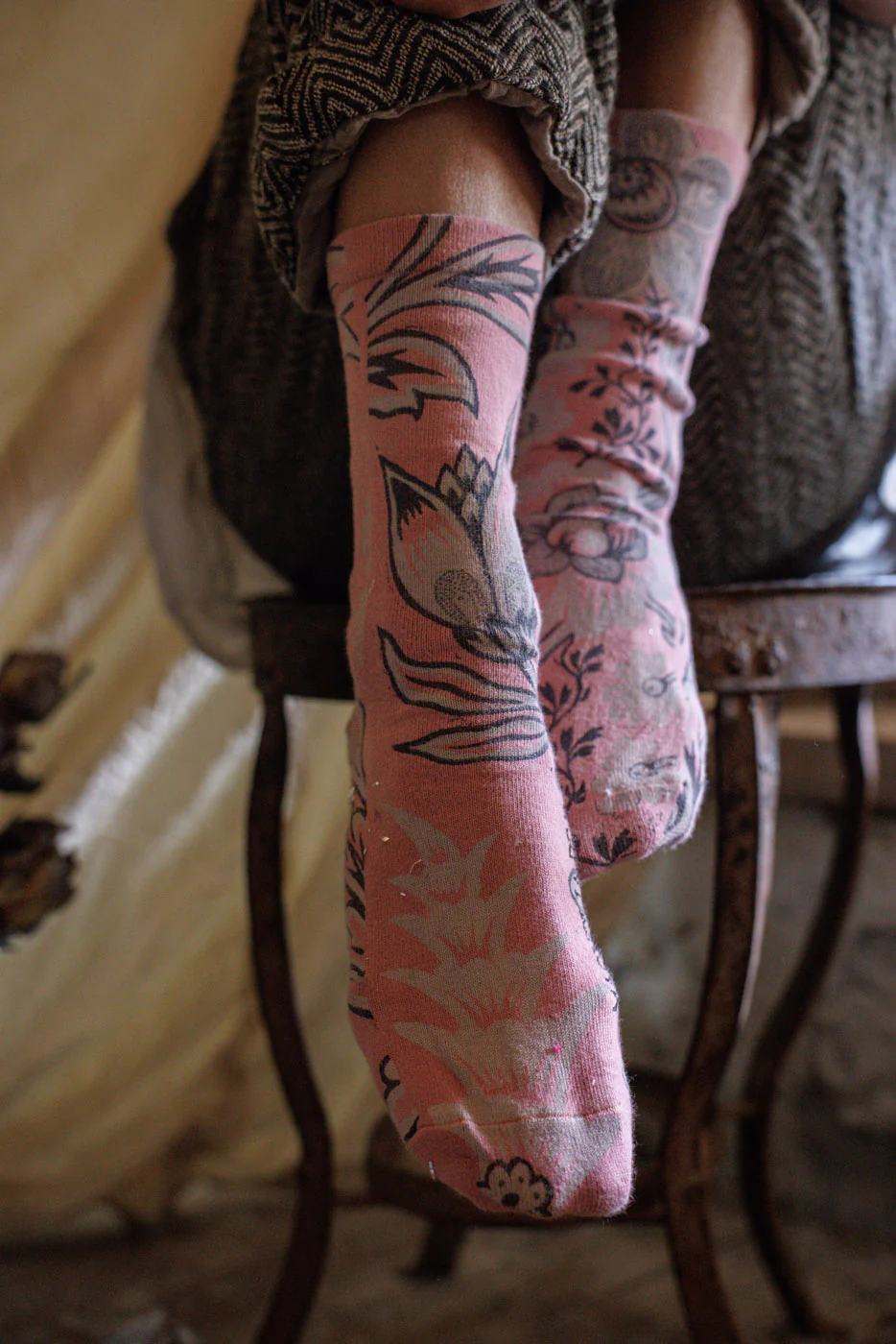 Floral MP Socks - Image 2
