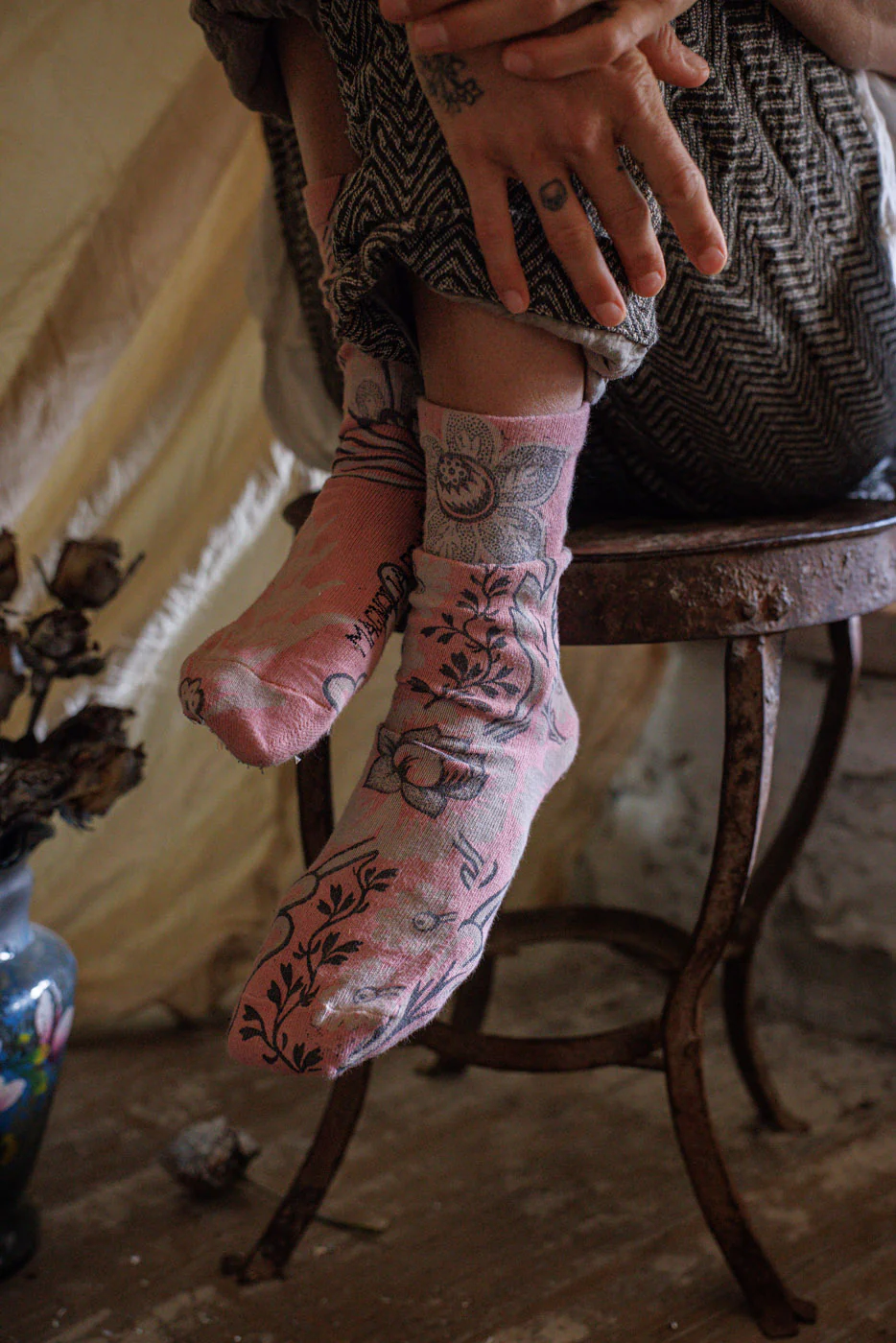Floral MP Socks - Image 3