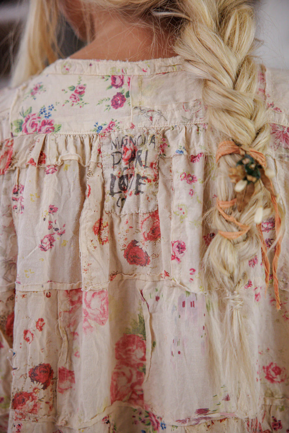 Floral Patchwork Prairie Dress - Image 12