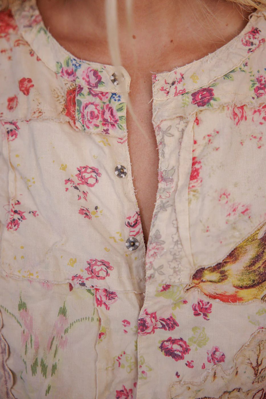 Floral Patchwork Prairie Dress - Image 5
