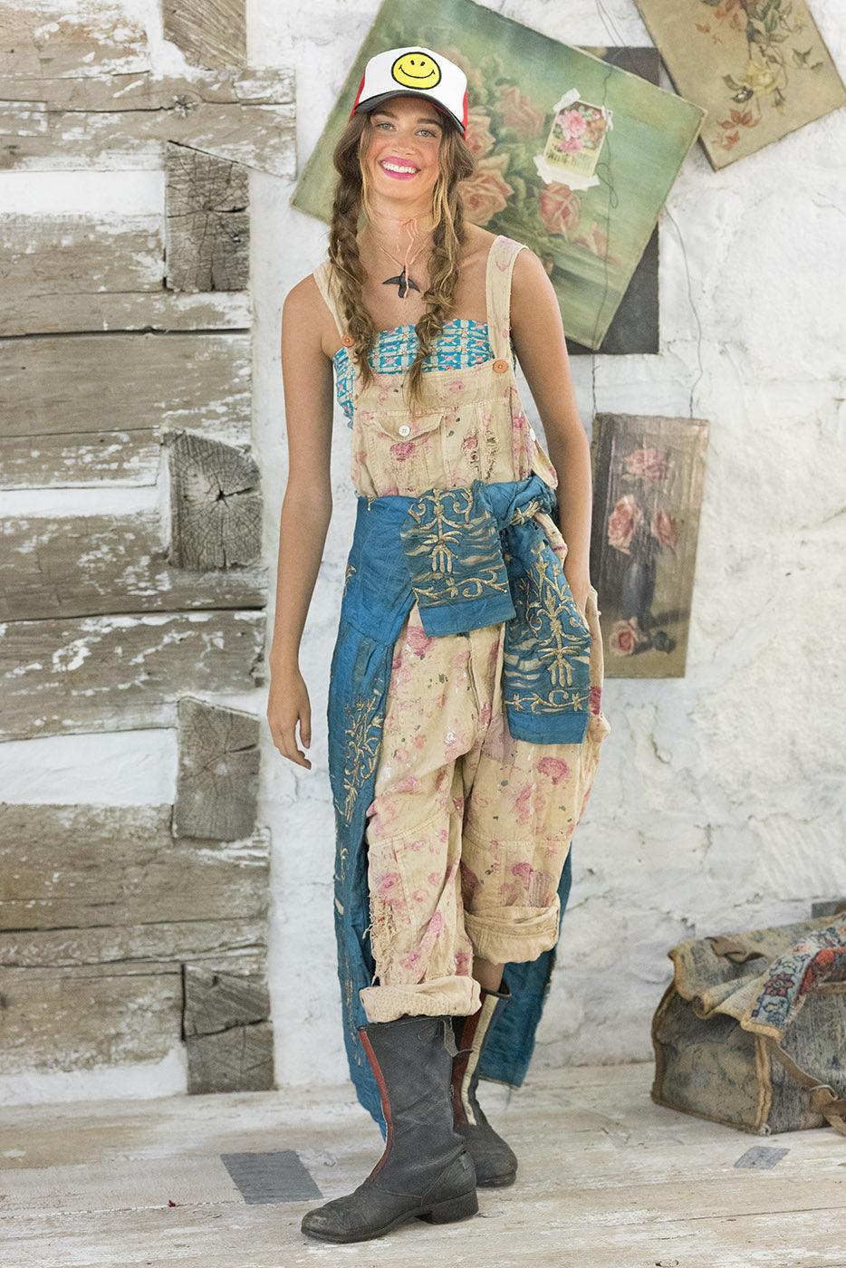 Floral Print Overalls - Image 2