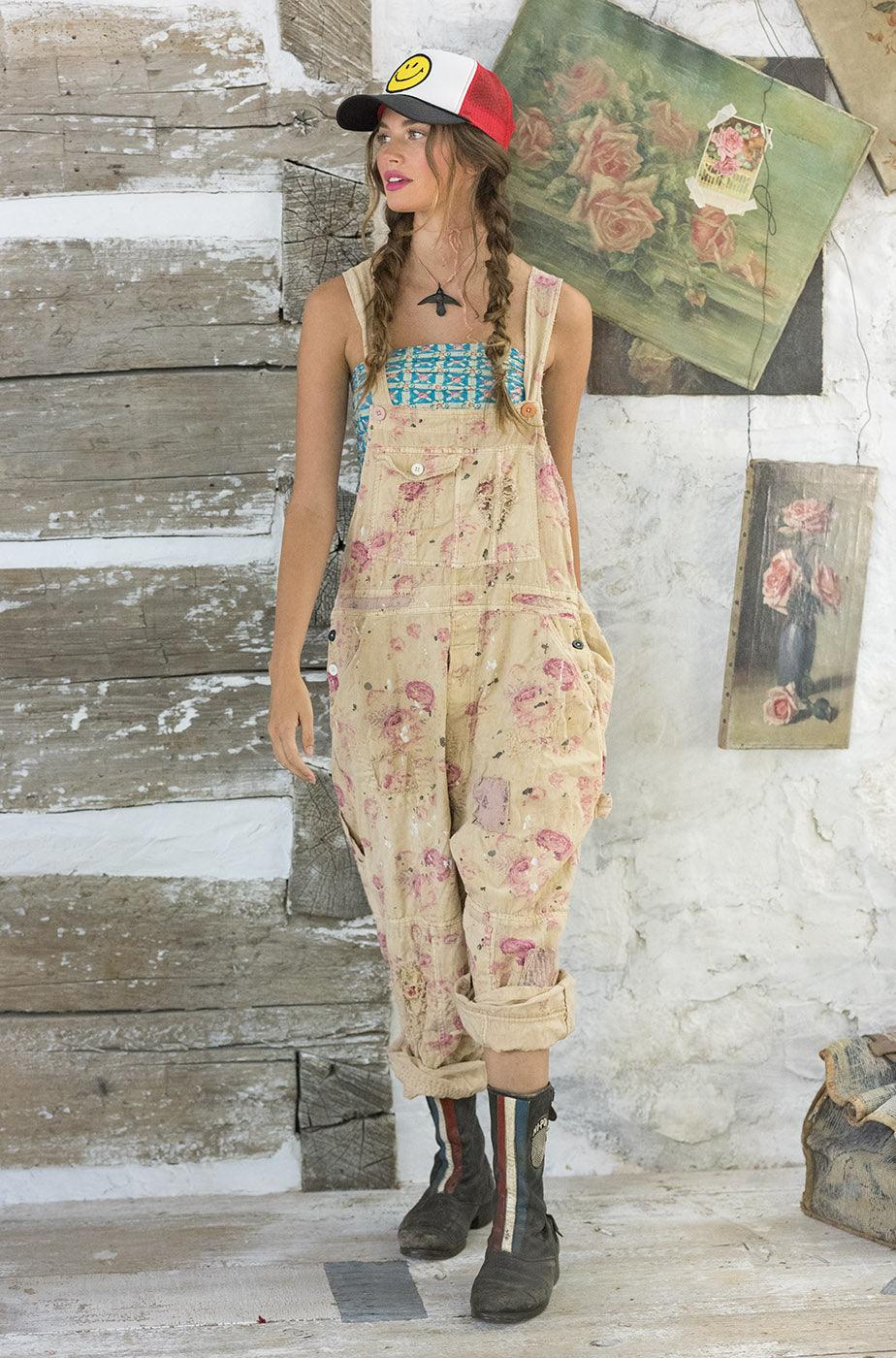 Floral Print Overalls - Image 4