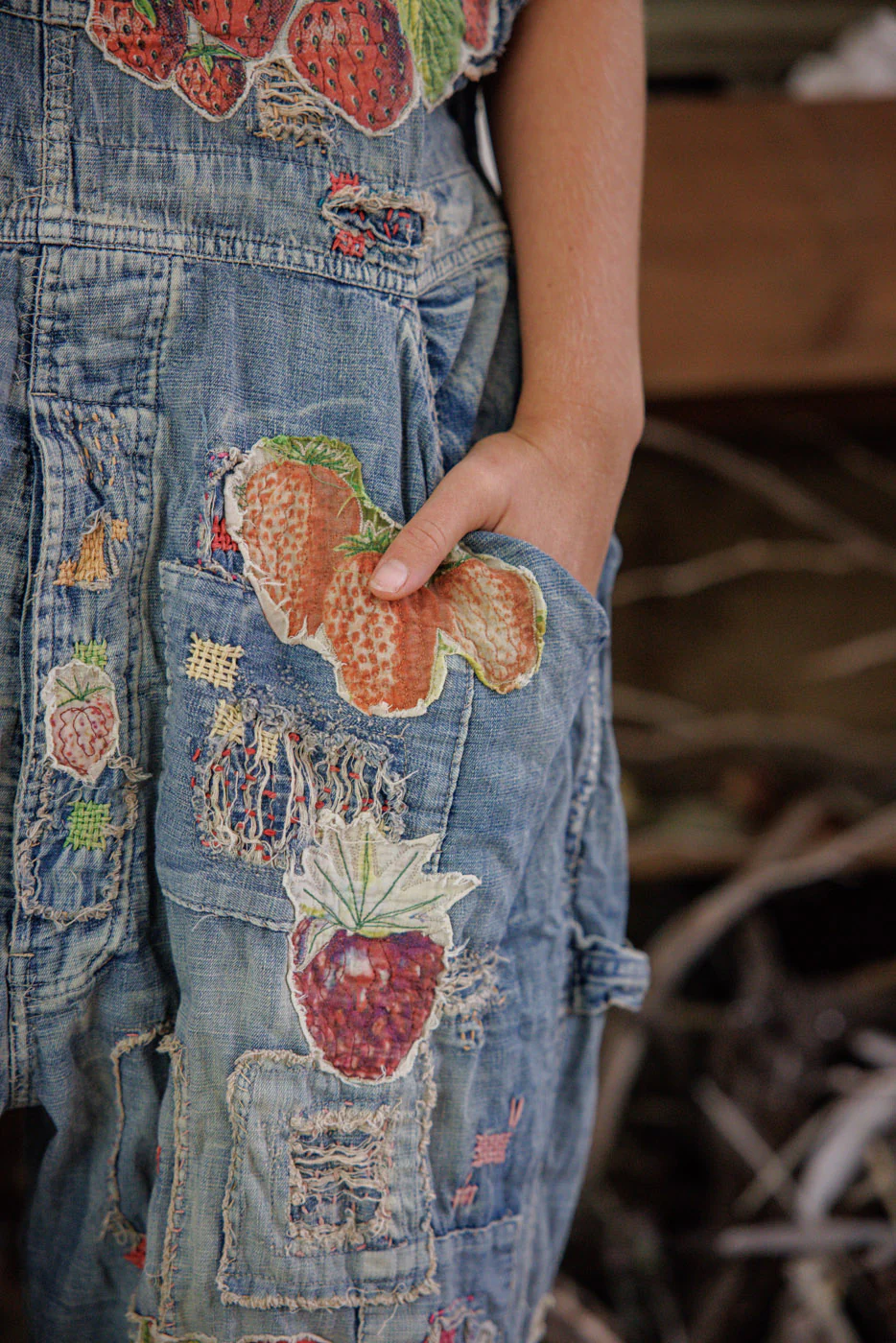 Fraise Love Overalls - Image 4