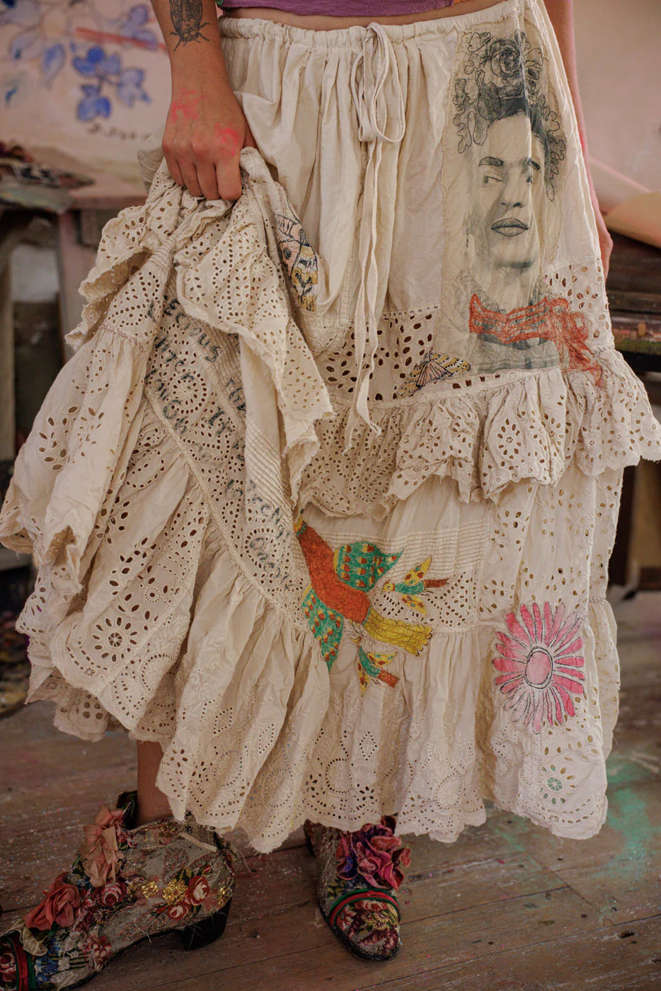 Frida Mi Pueblo Pissarro Skirt - Image 2
