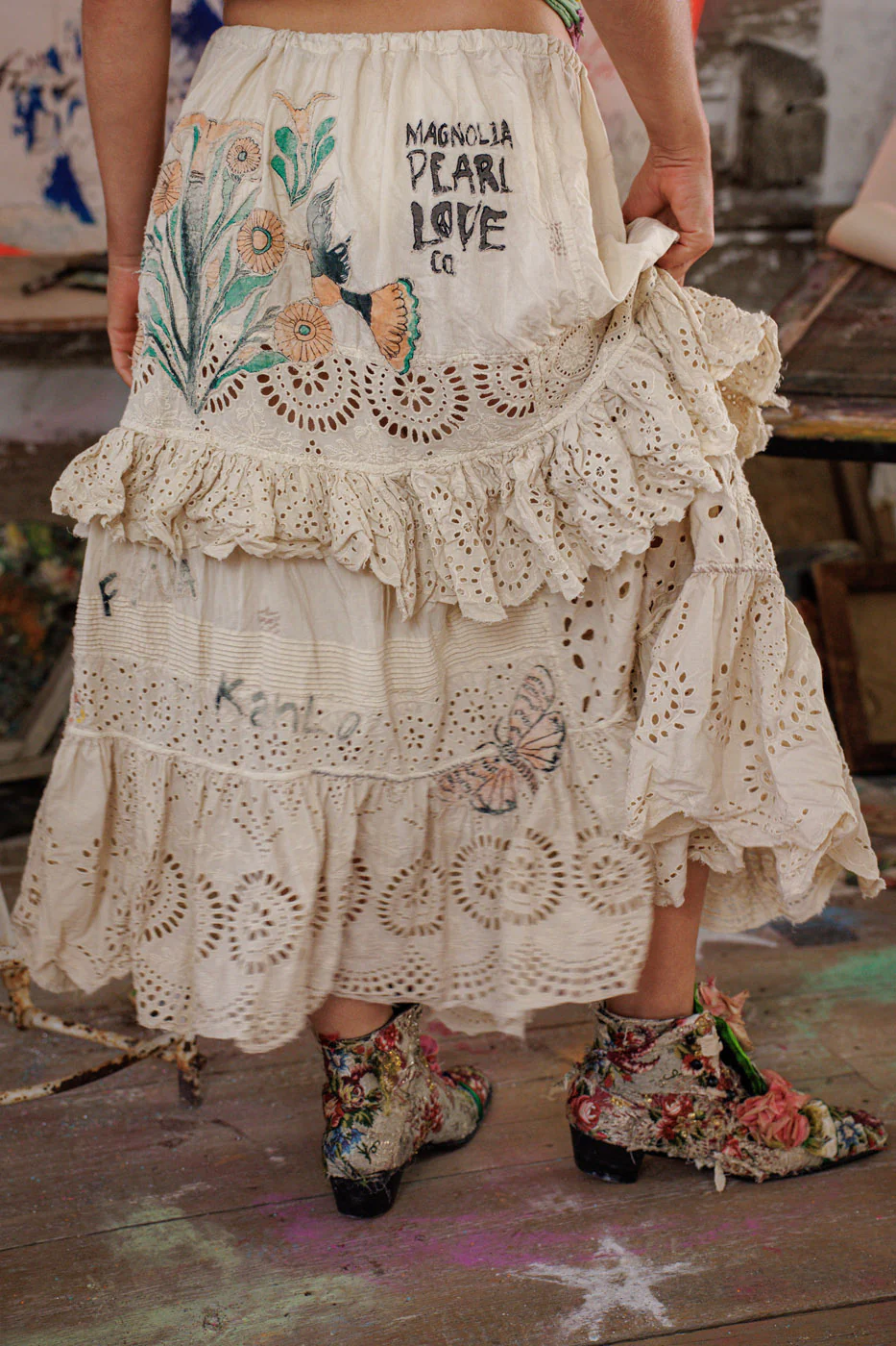 Frida Mi Pueblo Pissarro Skirt - Image 5