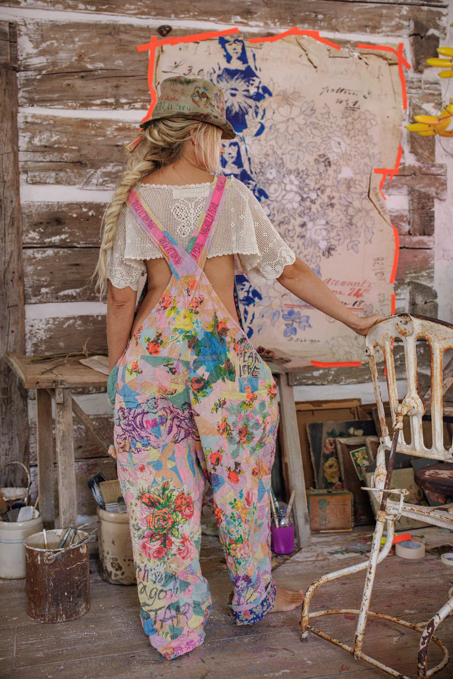 Graphic Love Overalls - Image 6