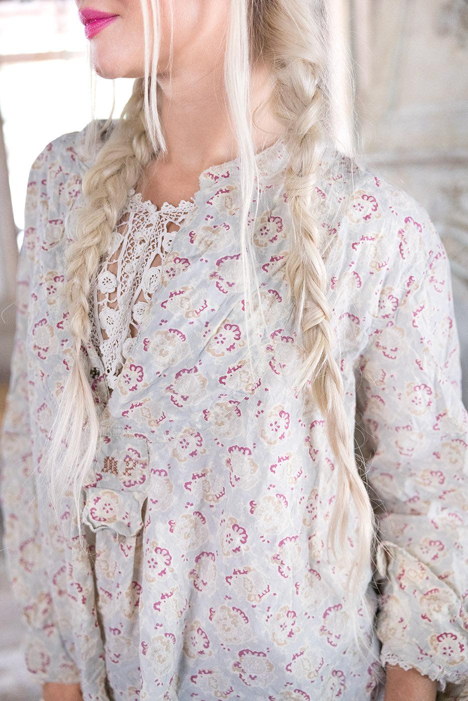 Hand Block Print Ines Shirt - Image 2