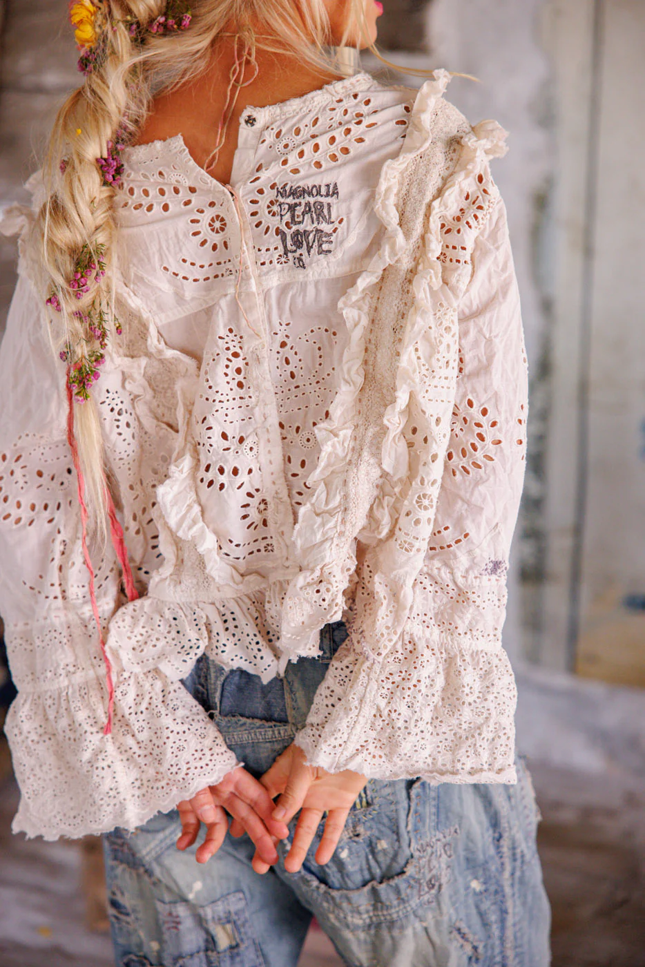 Hermione Eyelet Blouse - Image 5