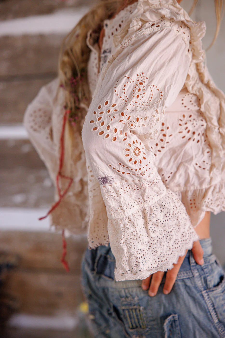 Hermione Eyelet Blouse - Image 6