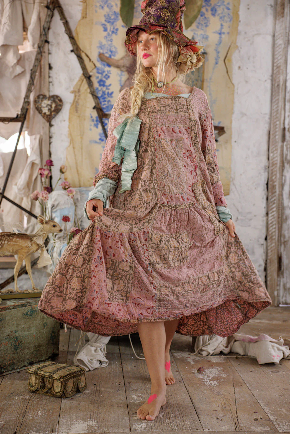 Kalamkari Helenia Dress