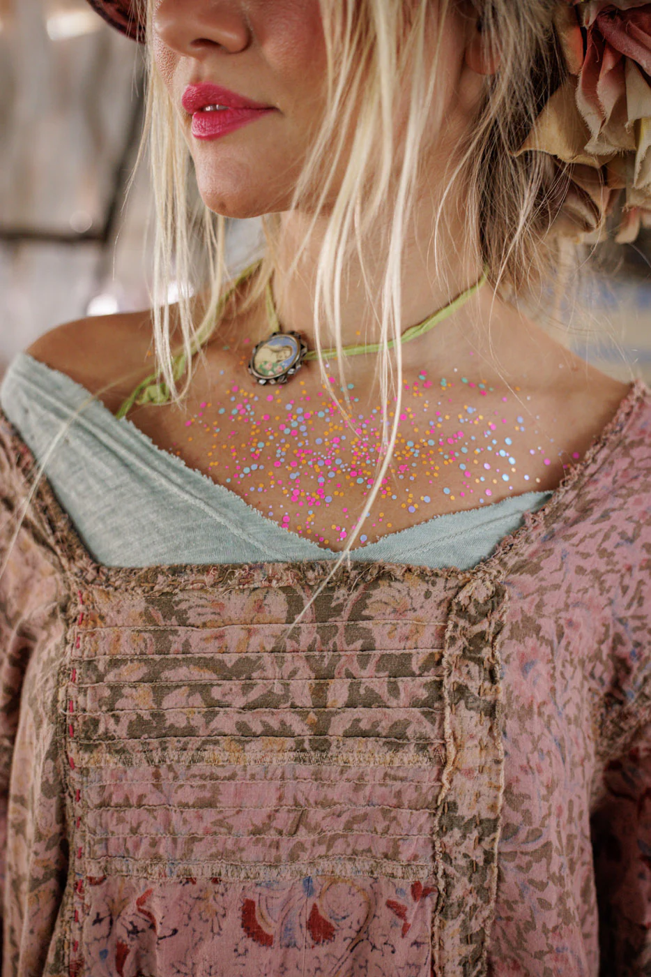 Kalamkari Helenia Dress - Image 3