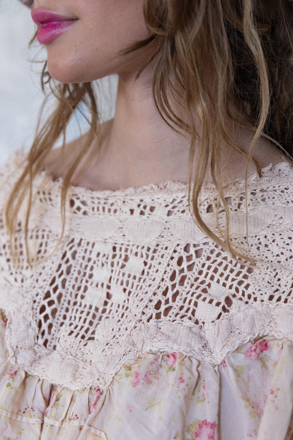 Crochet Yoke Keira Blouse - Image 9
