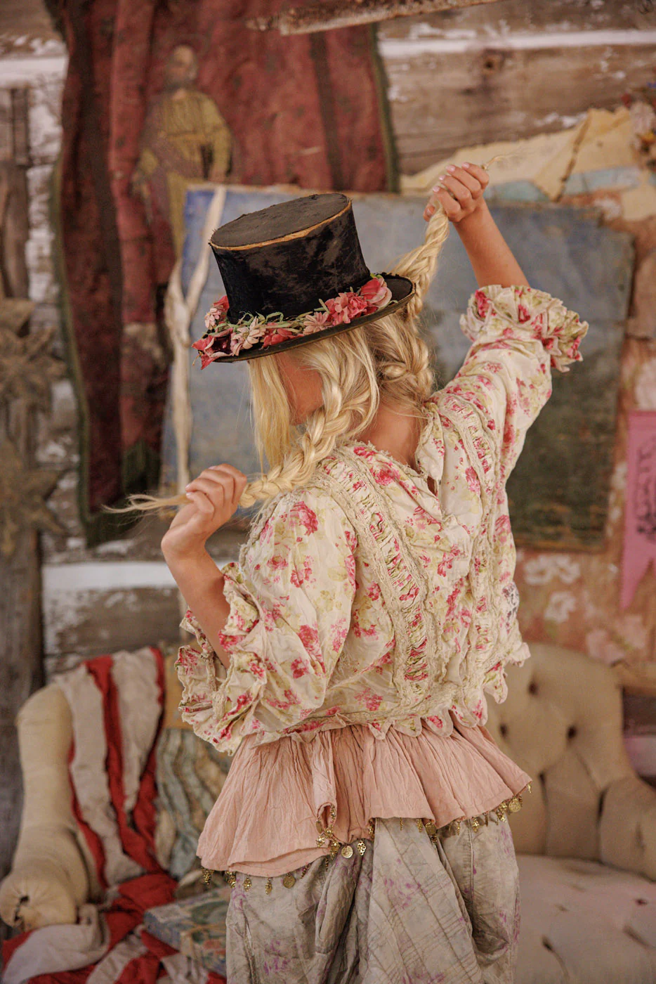 Kitty Hyacinth Blouse - Image 6