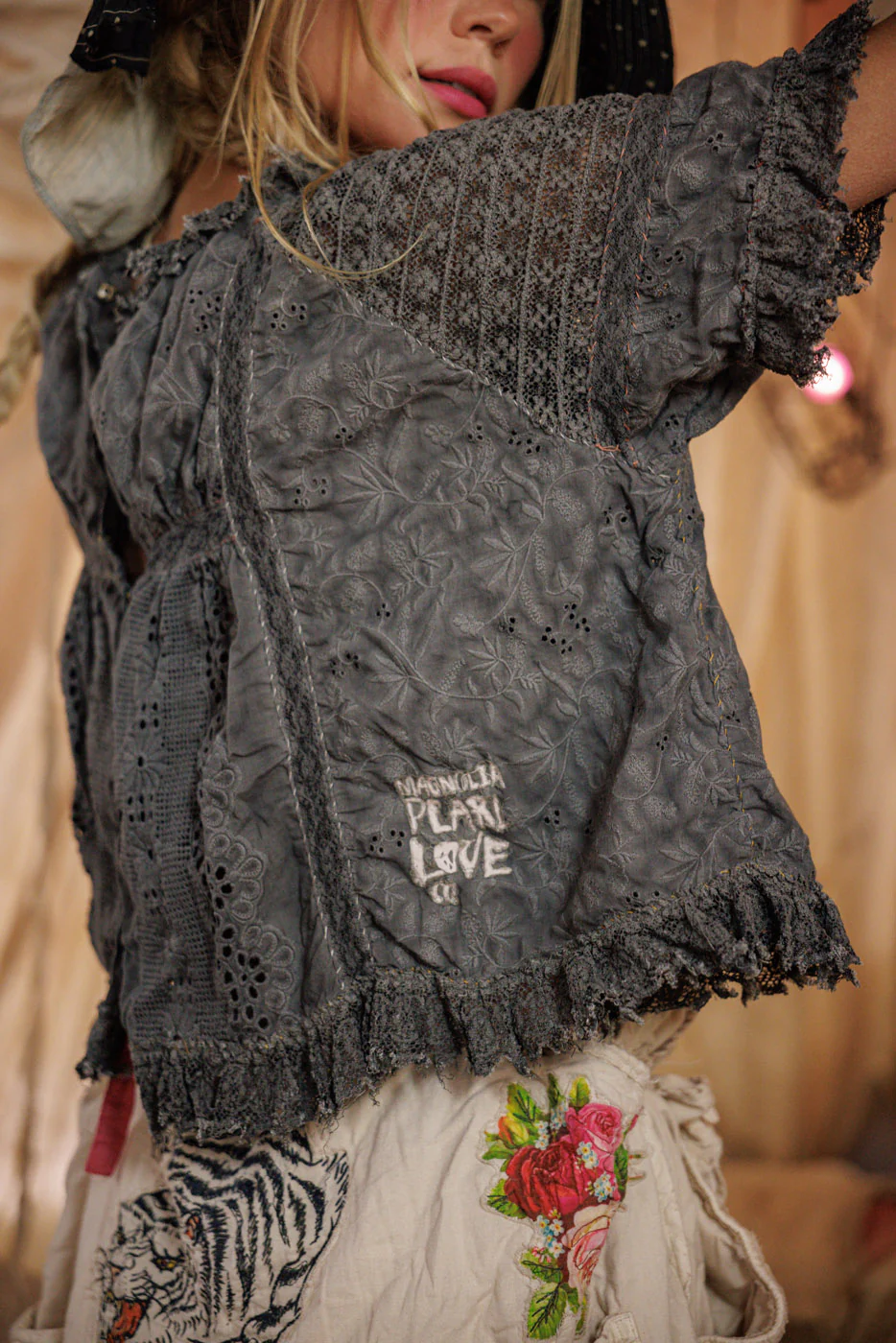 Lace Work Gabriella Blouse - Image 9