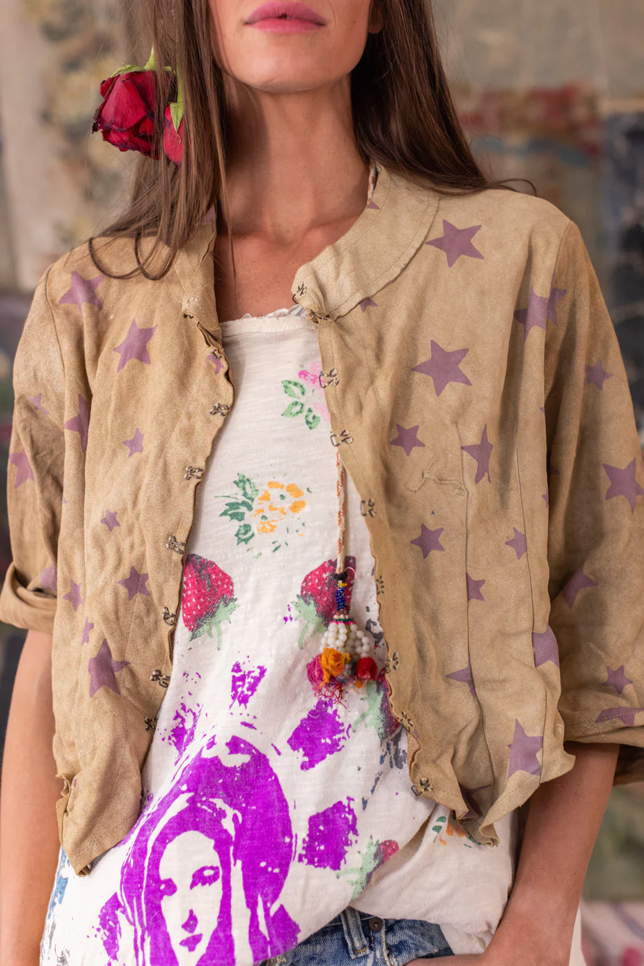 Leather Star Inna Jacket - Image 4