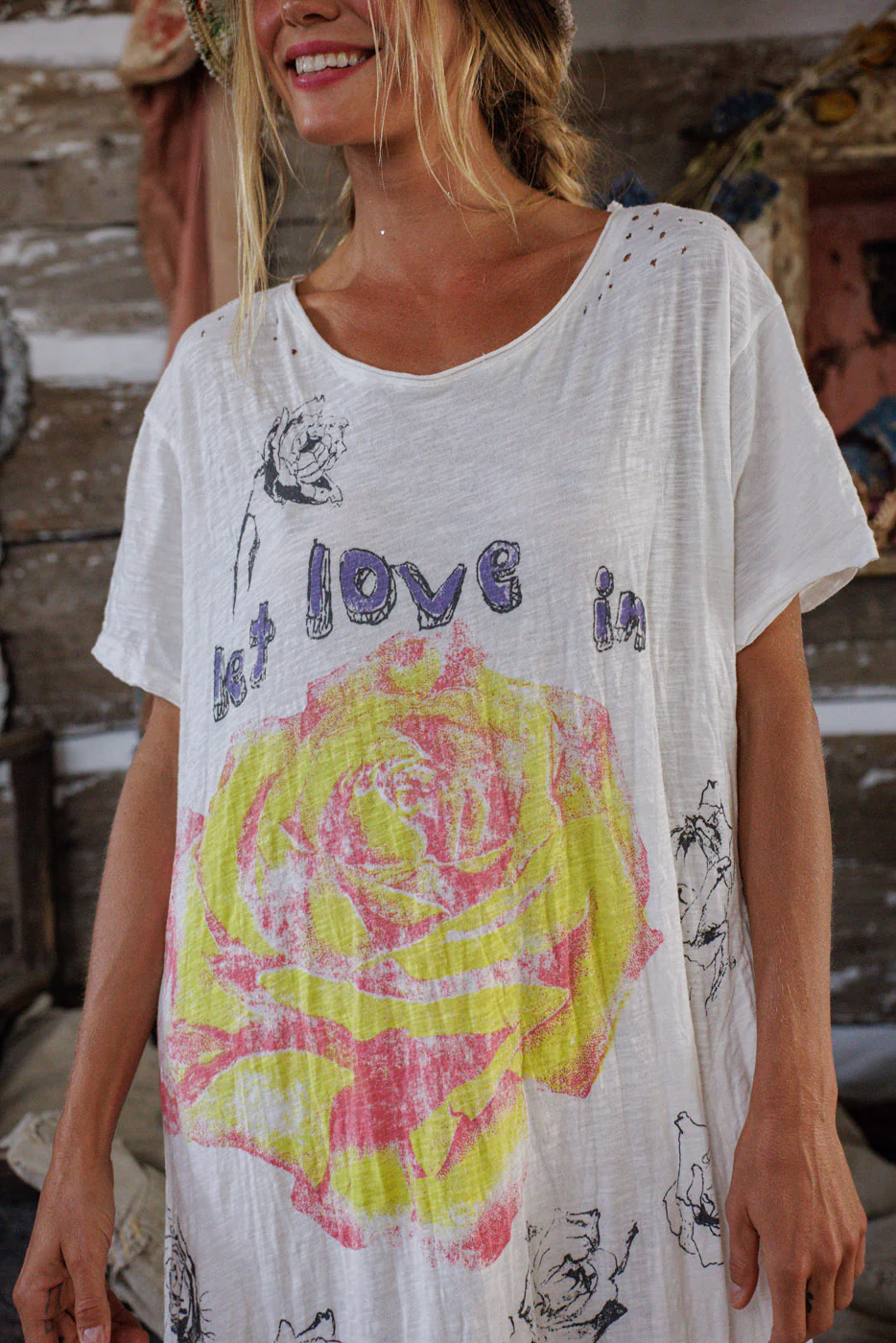 Let Love In Tee Dress - Image 3