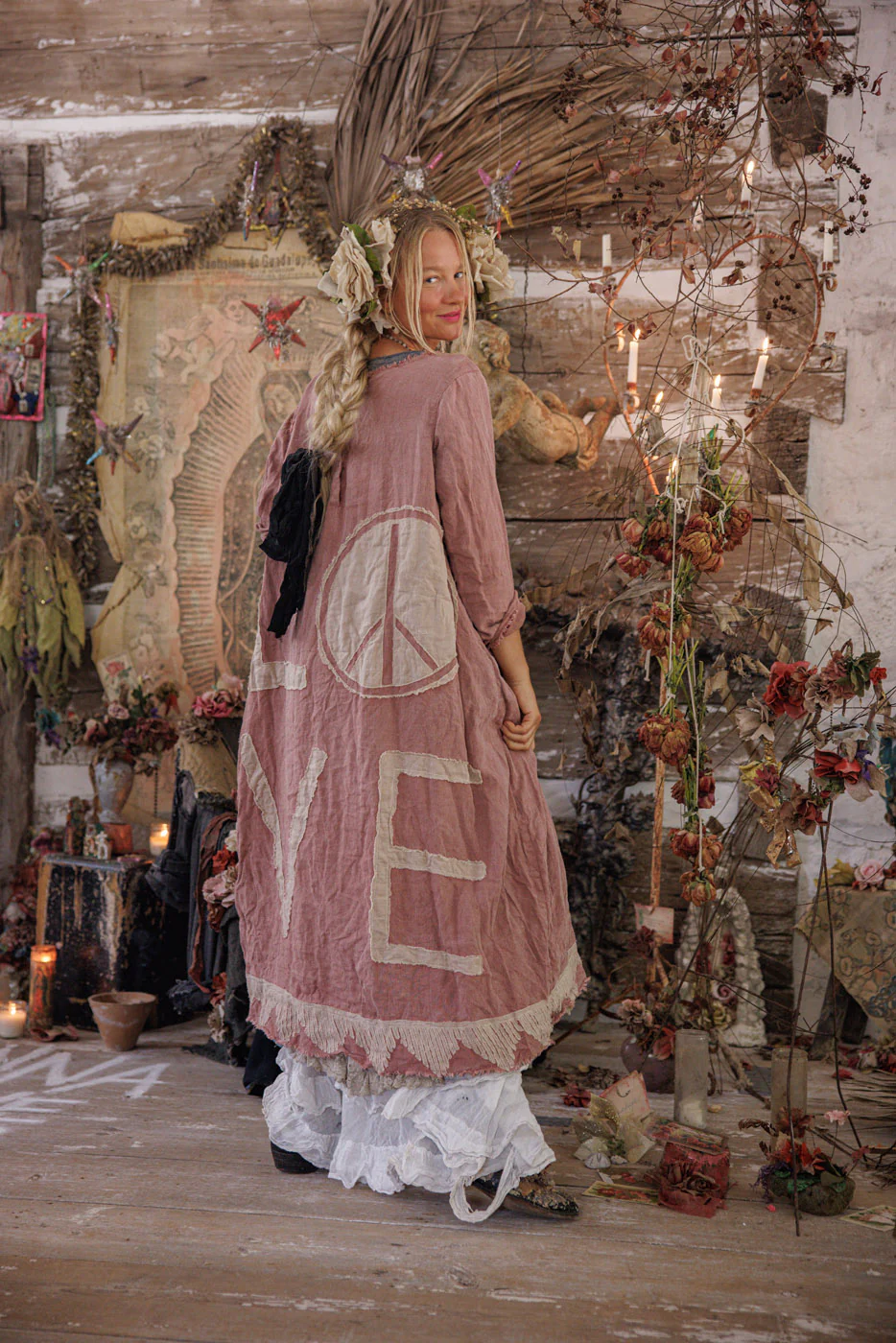 Linen Queen of the Sea Dress - Image 4