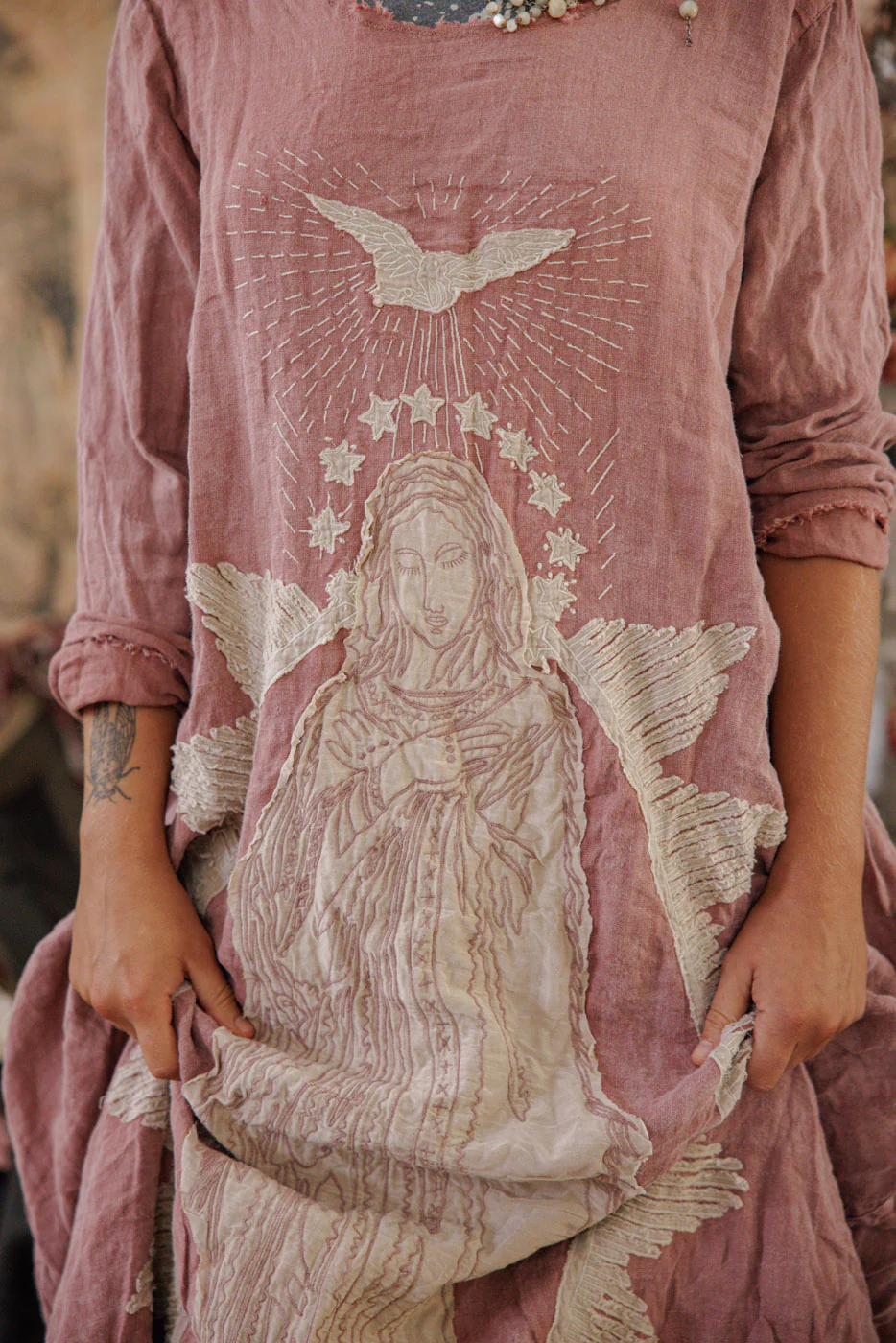 Linen Queen of the Sea Dress - Image 6