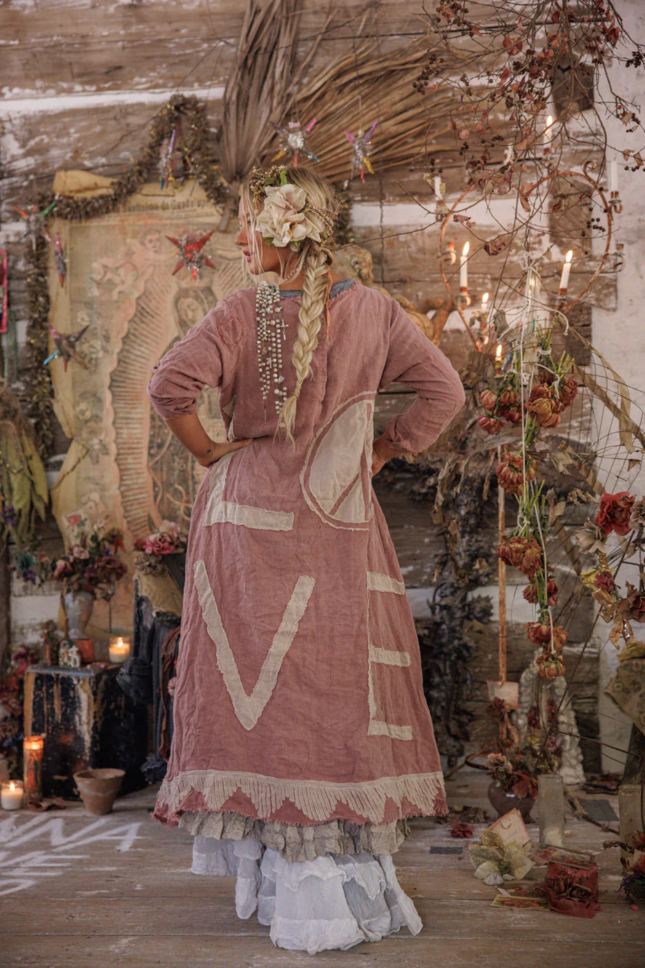 Linen Queen of the Sea Dress - Image 7