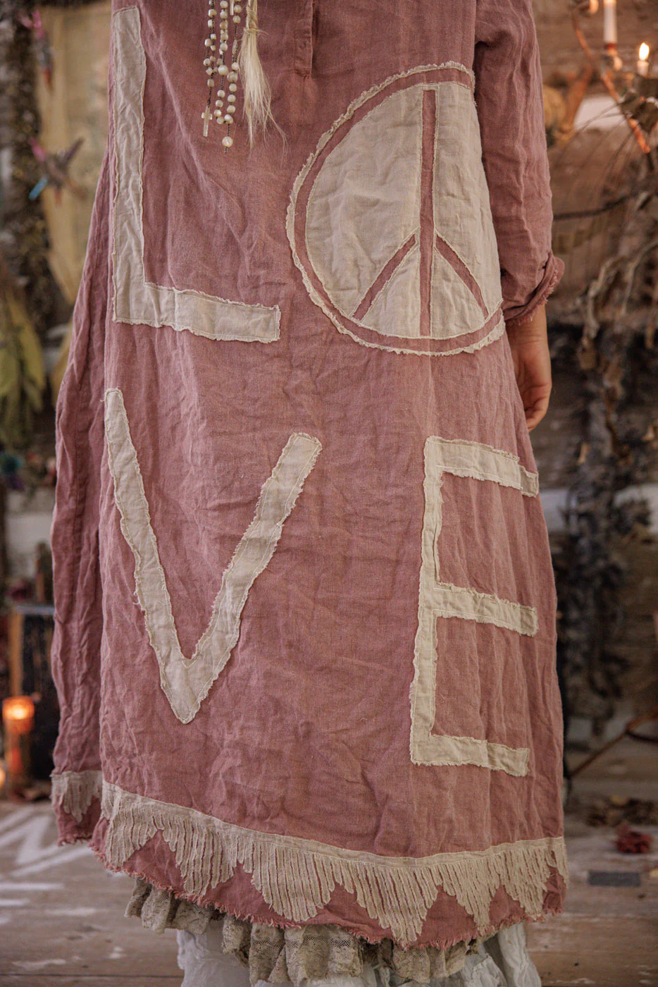 Linen Queen of the Sea Dress - Image 8