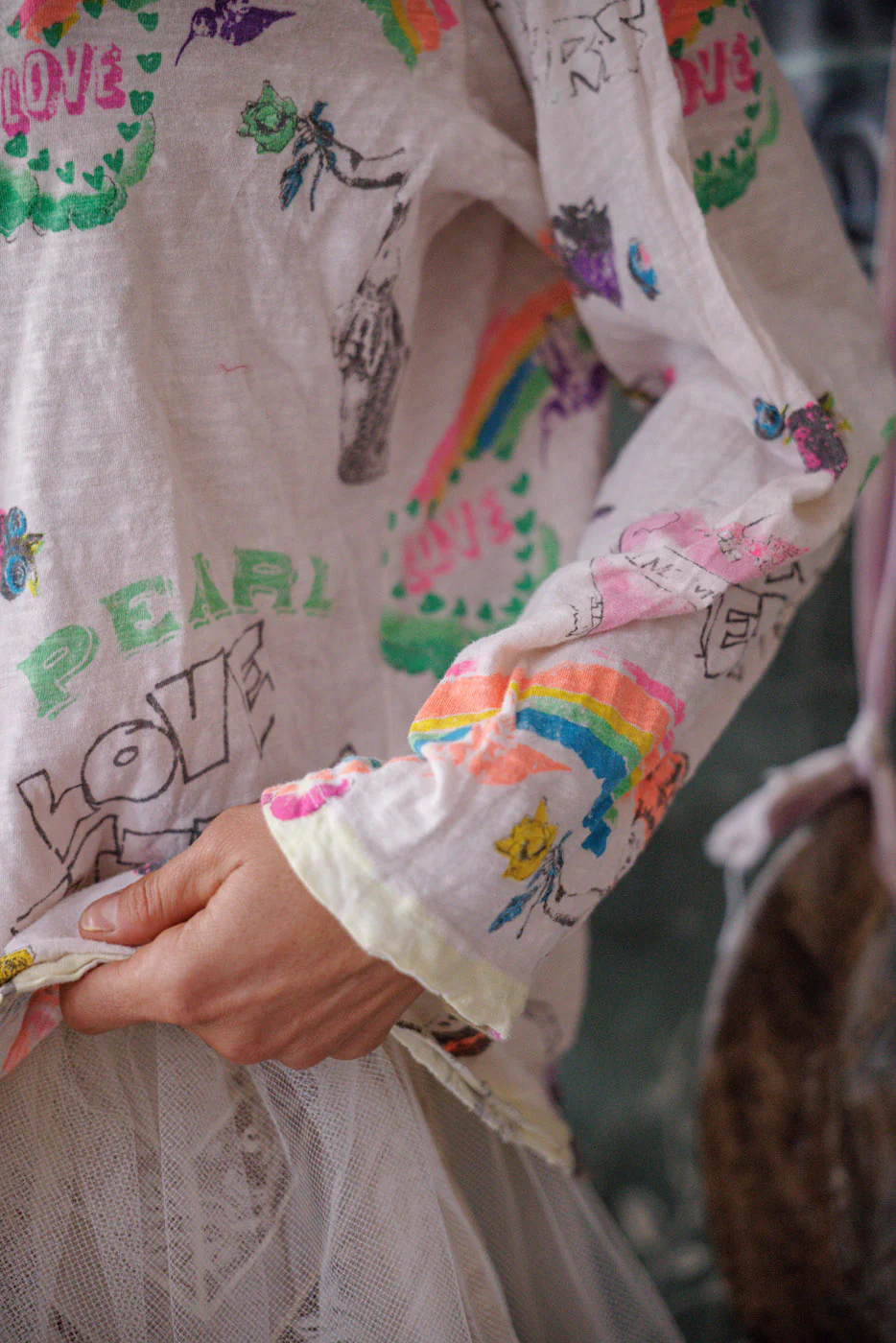 Love Letters Graffiti Viggo Tee - Image 3