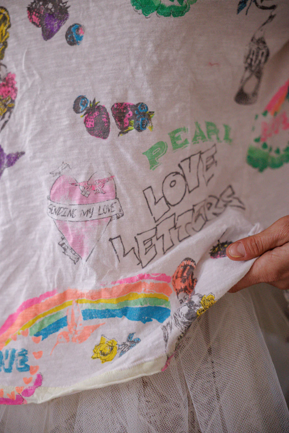 Love Letters Graffiti Viggo Tee - Image 4
