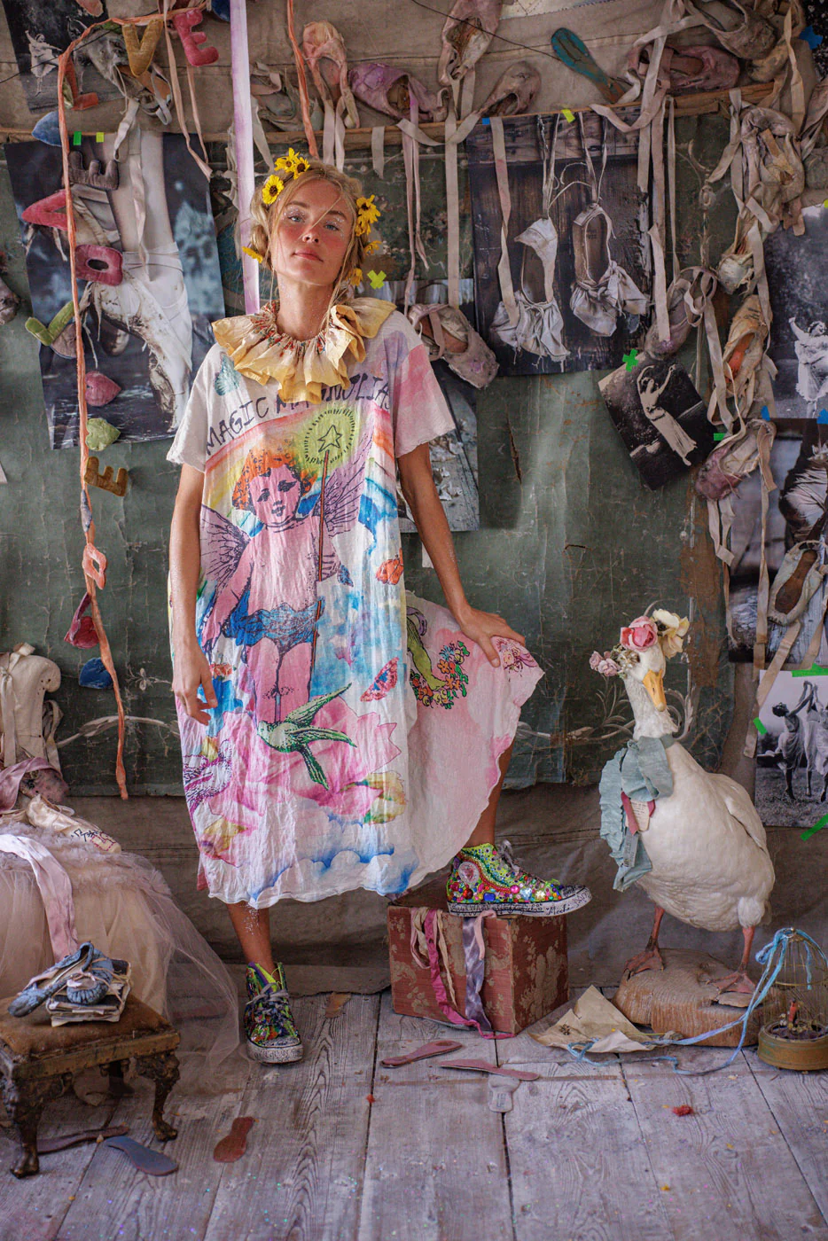 Magic Magnolias Tee Dress - Image 2