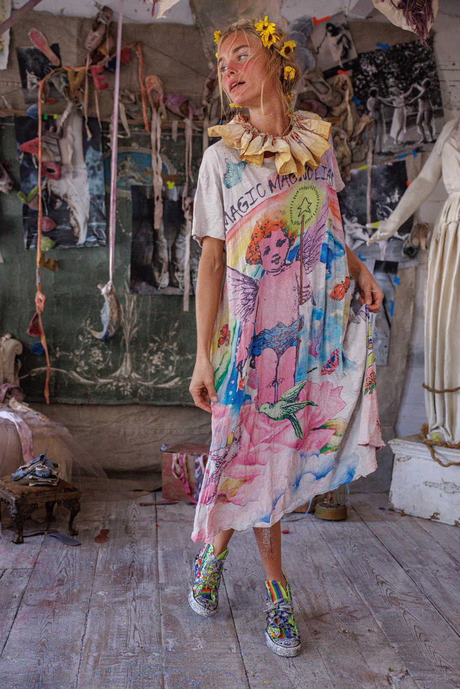 Magic Magnolias Tee Dress - Image 3