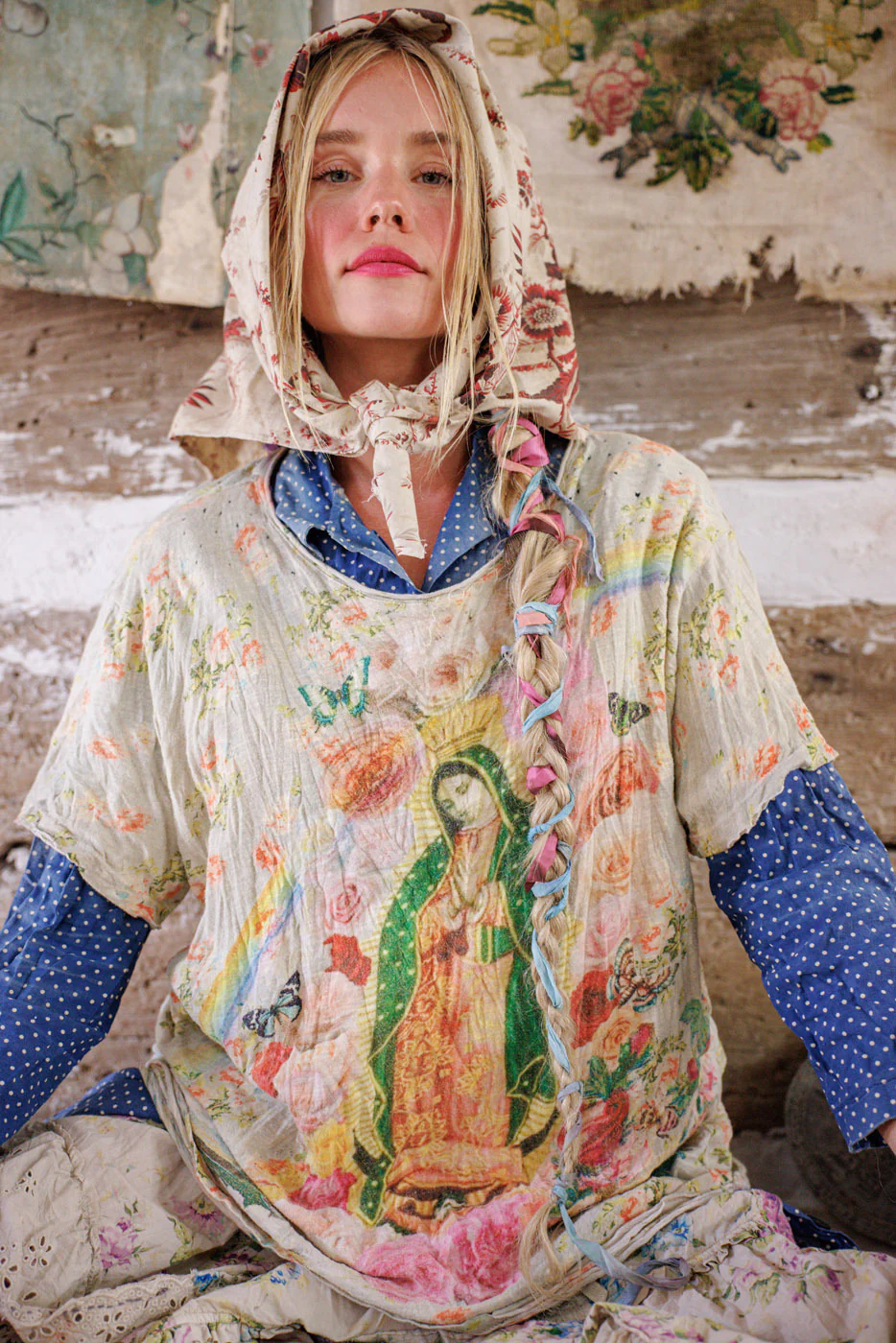 Mary Spiritual Rose Tee San Miguel - Image 2
