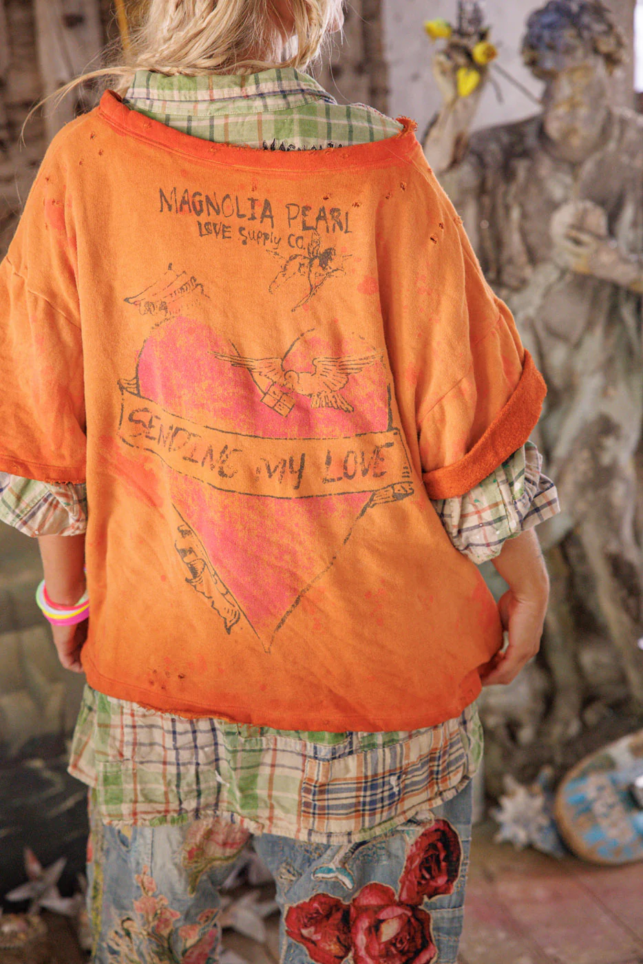 Mermaid Love Letters Vetiver Sweatshirt - Image 6