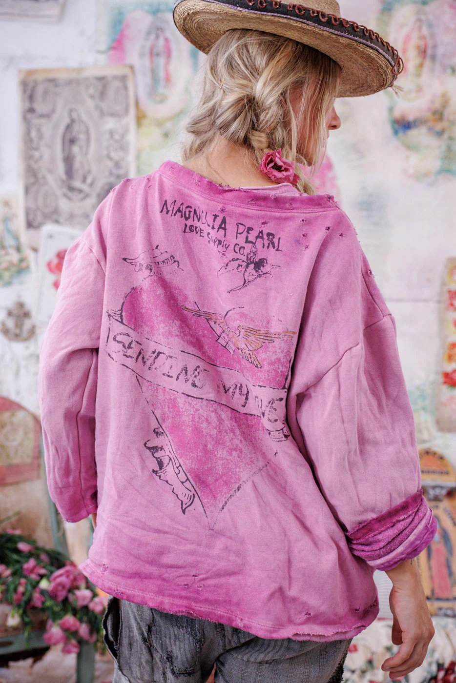Mermaid Love Letters Hermosa Sweatshirt - Image 7