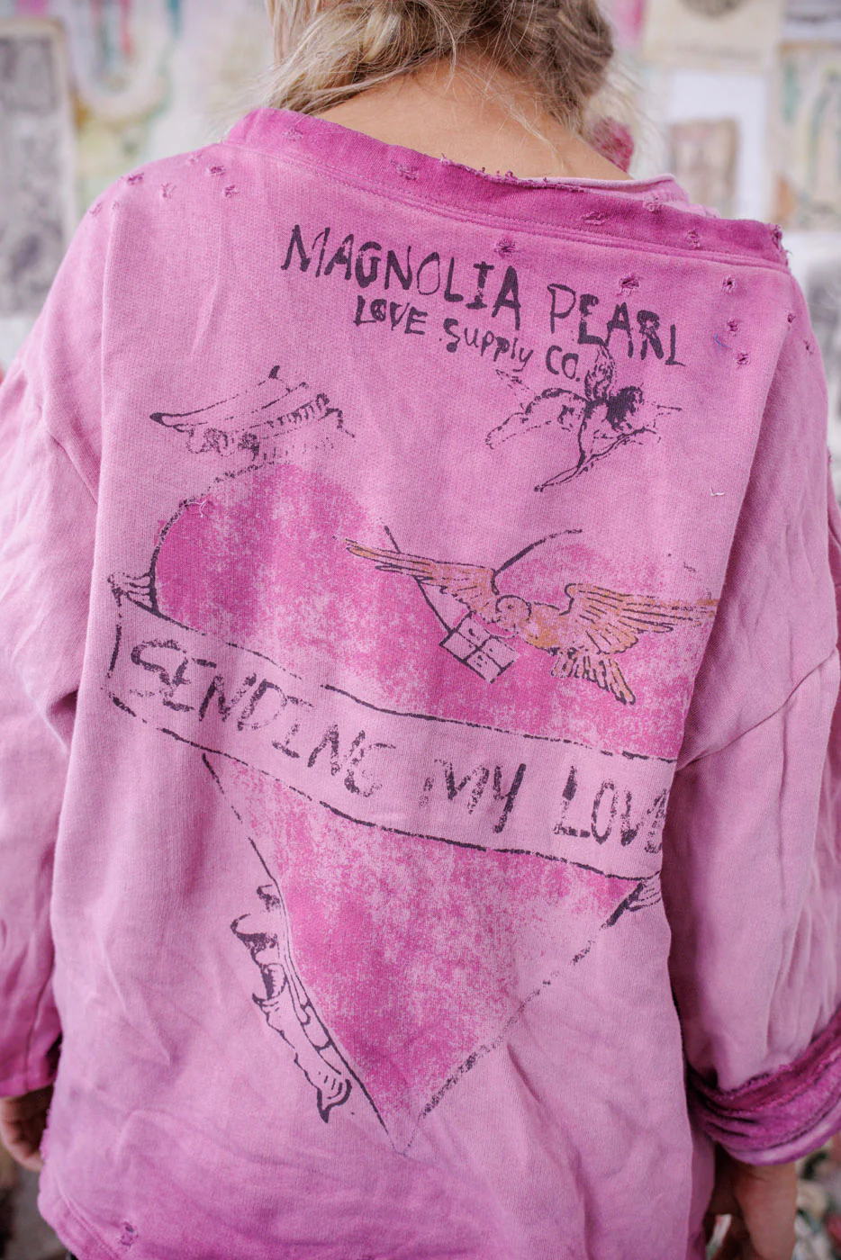 Mermaid Love Letters Hermosa Sweatshirt - Image 9