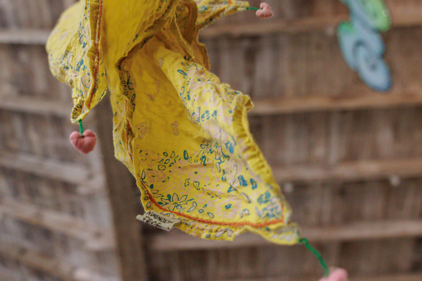 MP Floral Tassel Scarf - Image 3